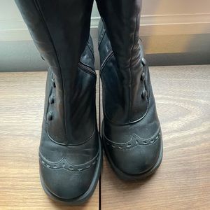 Fluevog Babycakes |Black mid height boots